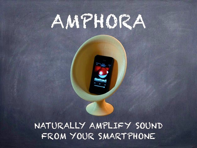 Amphora passive smartphone amplifier by WillSeith