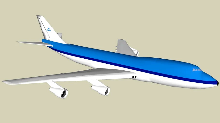 KLM Vliegtuig (Boeing 747)