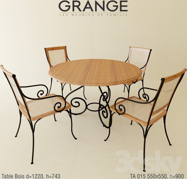 Grange Table Bois / Grange TA 015