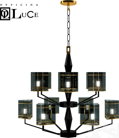 Officina luce Top glass chandelier lampadario