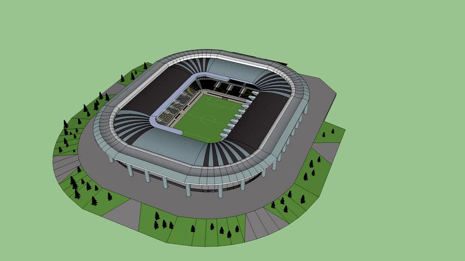 Stade de football inventé