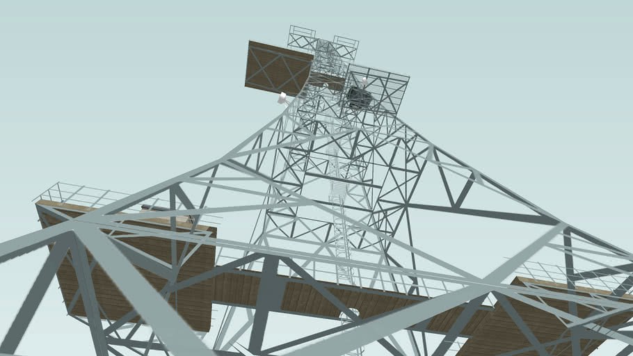 Marconi Radar Tower 3d model