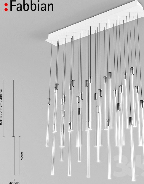 Hanging lamp Fabbian