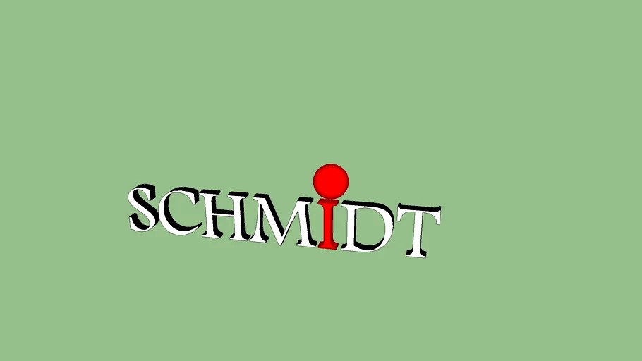 logo Schmidt 3D