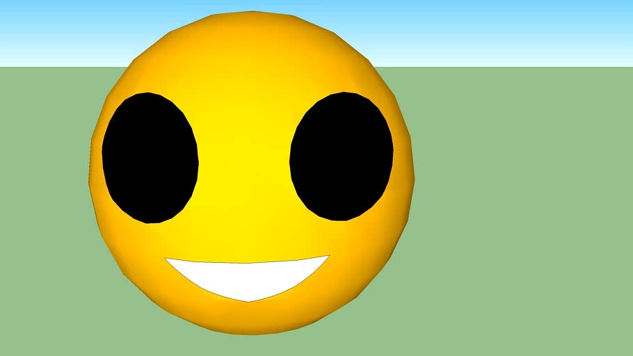 3d smiley face