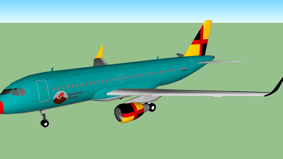 Appalachian Shuttle Test #2] A320-232 w/Sharklets (2013)