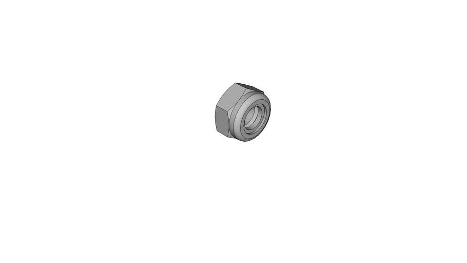 11120102 Prevailing torque type hexagon nuts with non-metallic inster DIN 985 M10