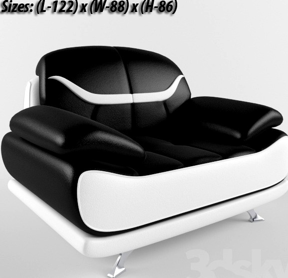 Chair (Bentley Modern Black and White)