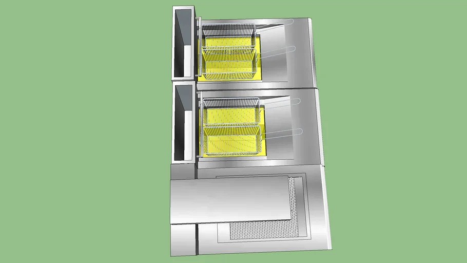 Quest Fryer / Fliter 3d model