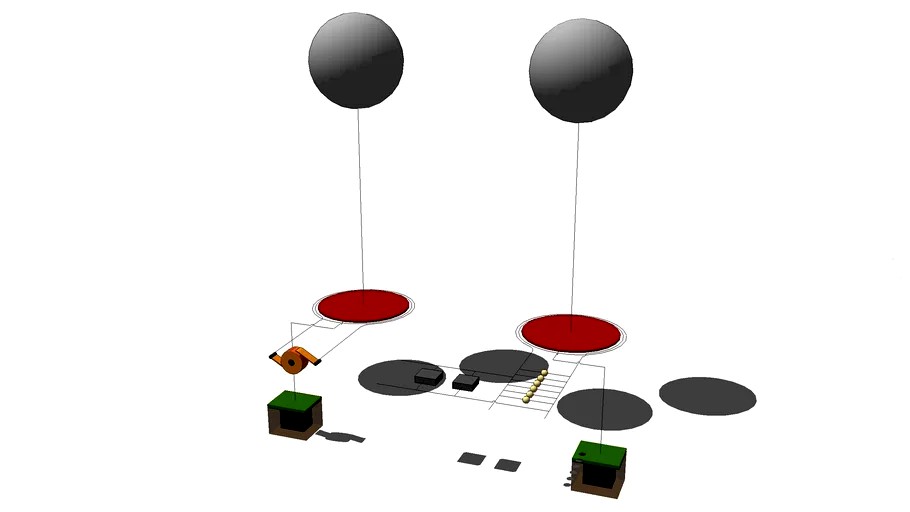 System of Transmission of Electrical Energy 3d model