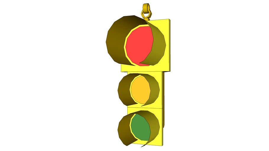 Stoplight traffic signal 1x12in 2x8in