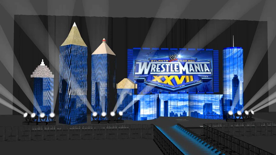 WWE WrestleMania 27 HD Stage Concept #6