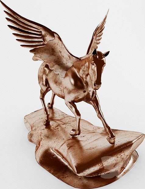 Pegasus statuette