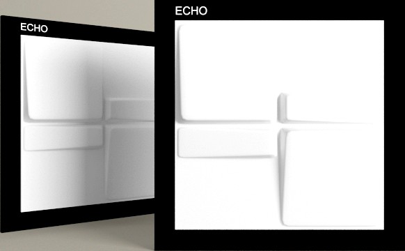 Echo 3D panel (bamboo)