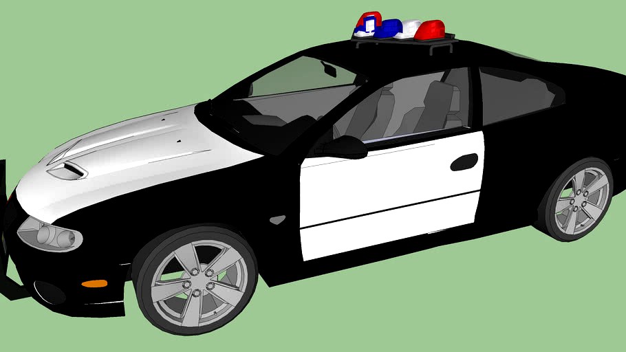 2006 Pontiac GTO LVMPD Blank Police Car