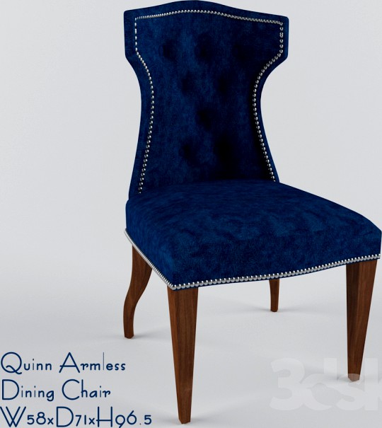Quinn Armless Dining Chair