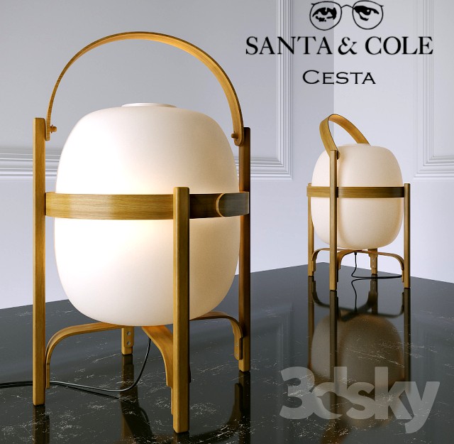 Table lamp CESTA (by Santa &amp;amp; Cole)