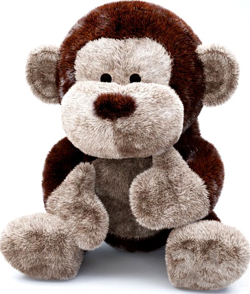 Soft toy monkey