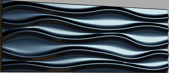 Solidworks Wave Pattern 3d wave pattern model