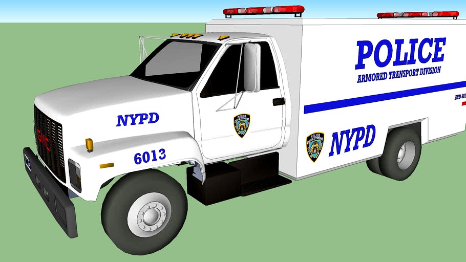 1999 GMC Topkick NYPD ATD truck