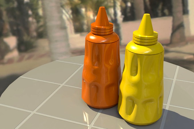Vintage Condiment Squeeze Bottle