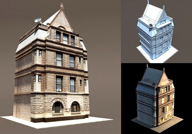 Apartment House #150 Low Poly