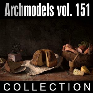 Archmodels vol. 151 (Evermotion 3D Models) - Food &amp; Bakery