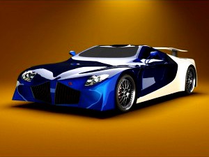 Weber Sportscar - 3D Model