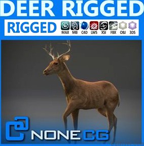 Rigged Deer