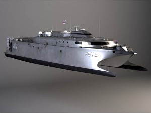 US Navy HSV-2 Swift - 3D Model