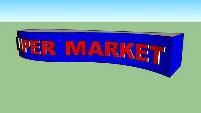 super market sign