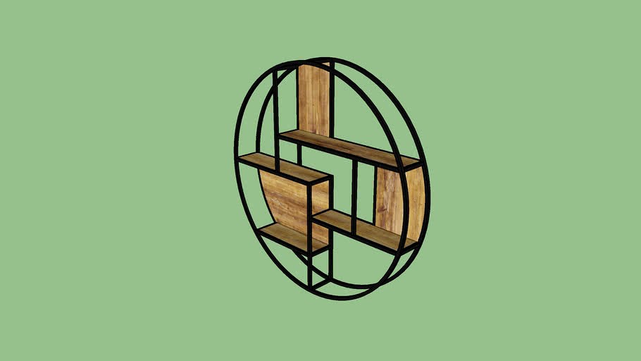 Etagere arthur maisons du monde 3d model