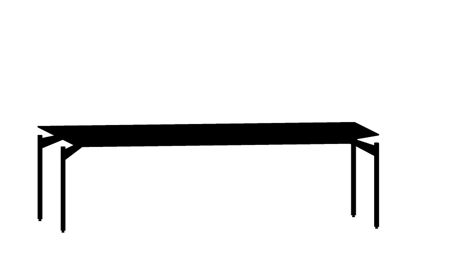 Mesa Minimal Retangular - Giorgio Bonaguro