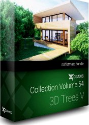 Volume 54 (All Formats): 3D Trees V - CGAxis 3D Models