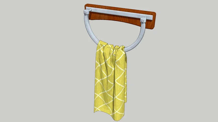 Bathroom Towel Holder Ring Hanger Bar