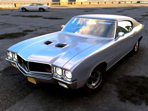 Buick GS 1970 - 3D Model for Cinema 4D (c4d) &amp; Other Software