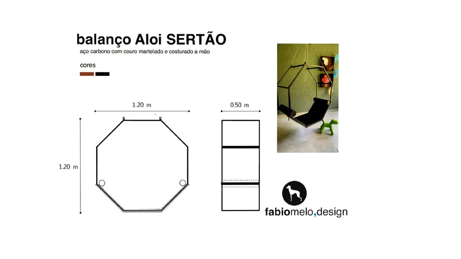 Balanço Aloi SERTÃO - Coleção Spaghetti