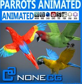 Animated Parrots Pack