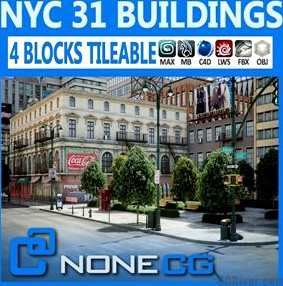 NYC - 4 Blocks - 31 Buildings