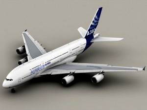 Airbus A380 New House Colors - 3D Airplane Model