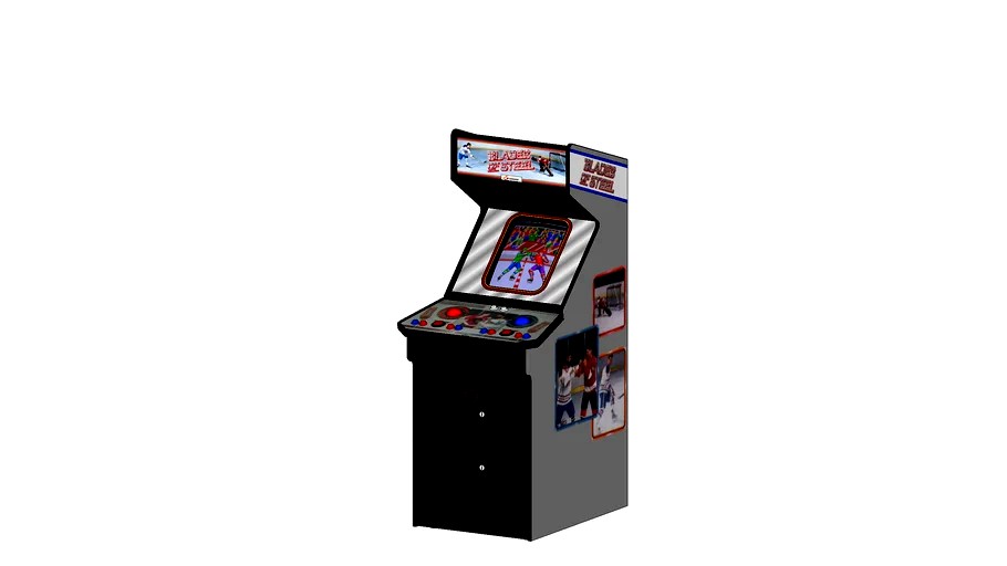 Blades of Steel arcade 3d model