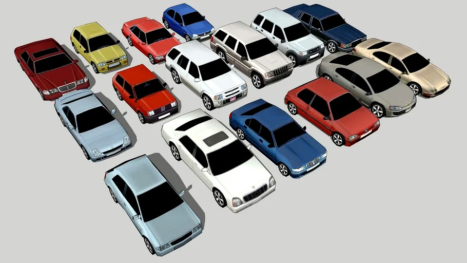Mini TransCanada Cars - Low Poly