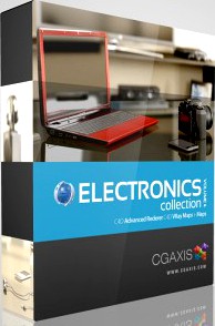3D Model Volume 4 Electronics for Cinema 4D - CGAxis