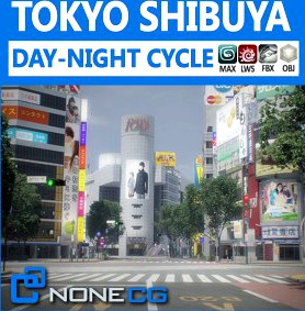 Tokyo Shibuya - 3D Model