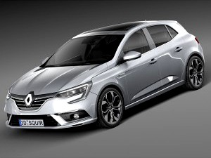 Renault Megane 2016 - 3D Model
