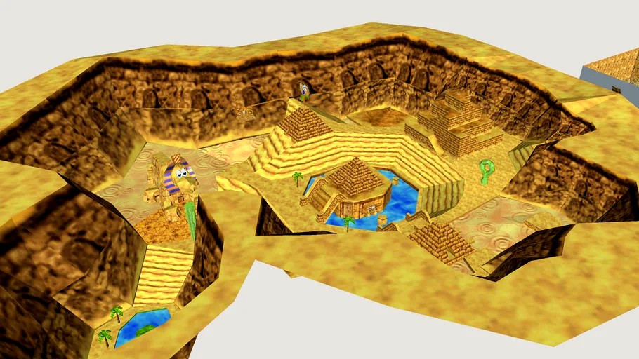 Banjo kazooie Gobi's Valley 3d model