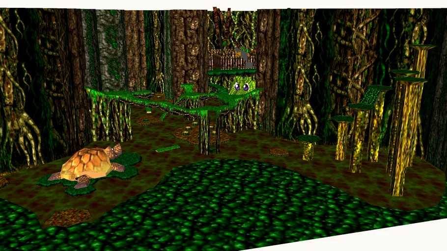 Banjo Kazooie Bubblegloop Swamp 3d Model