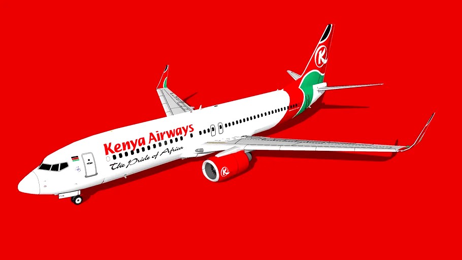 Kenya Airways Boeing 737-86N(WL)