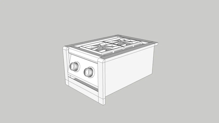 802874 S200 RANGE BURNER 3d model