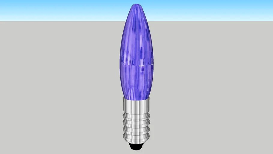 ddr - narva riffelkerze lila